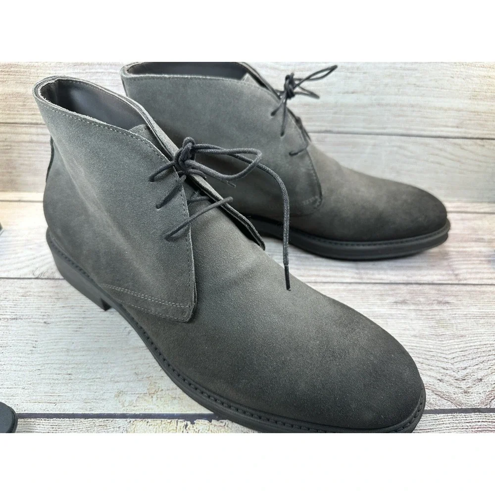To Boot New York Adam Derrick Men's Gray Suede Chukka Boots Size 11 *NEVER WORN*